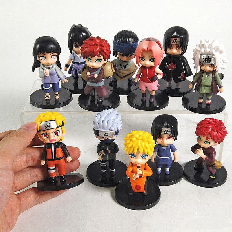 Naruto Action Figures (Set of 12) – The Glitter Cup